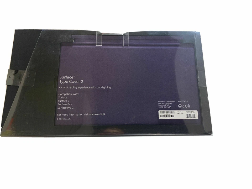 Microsoft Surface RT / 2 / Pro 1 / Pro 2 Type Cover PURPLE Keyboard (LA042021) - Image 4 of 4