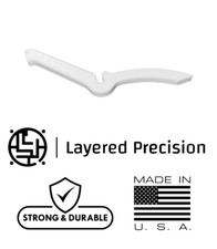 (White) Jeep Wrangler YJ 1987-1995 Shift Indicator