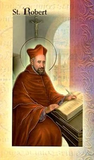 Saint St. Robert - Biography, prayer, Feast Day, etc... Folder Card