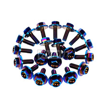 VividTi - 20 TITANIUM Engine dress up bolts m6x1.0 fenders headlight hood & More