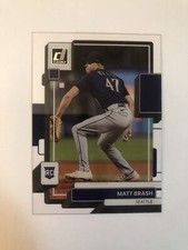 Matt Brash 2022 Chronicles Clearly Donruss Baseball - #5 RC - Seattle Mariners