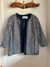 Alfred Dunner Women's Jacket - Black and White Pattern - Sz 20