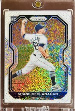 Shane McClanahan 2021 Panini Prizm Tier III White Sparkle RC Refractor #'d  /20