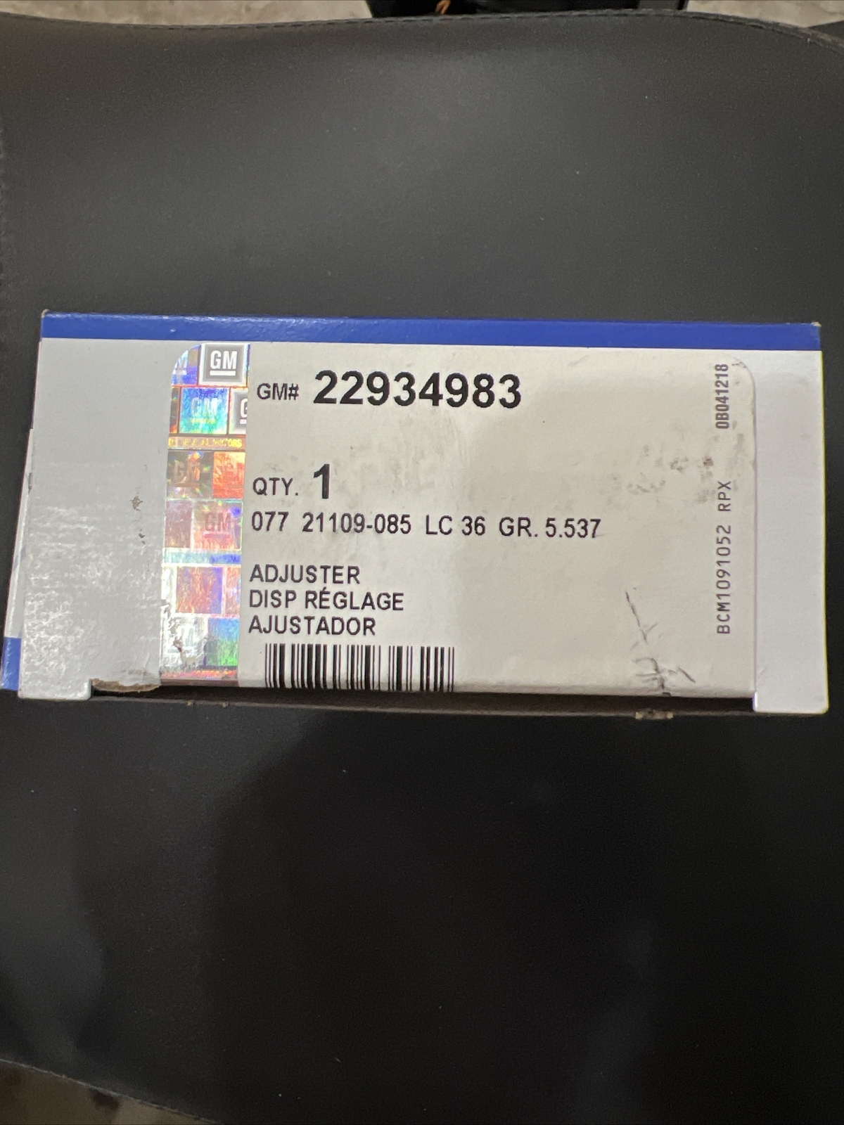 Differential Carrier Bearing Adjuster4WD GM GENUINE OEM 22934983