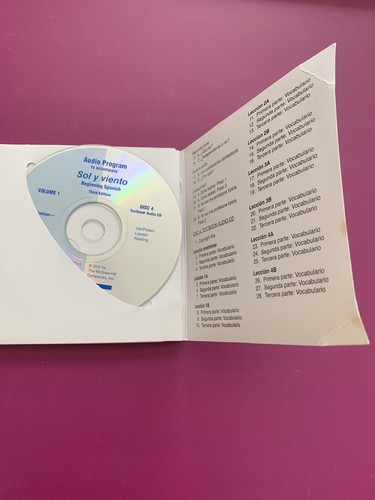 Sol y viento: Beginning Spanish 3rd Edition 4 CDs - Bild 4 von 4