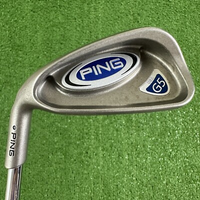 Left Handed Ping G5 Black Dot 9 Iron Regular Steel Shaft Ping Grip Left Handed Ping G5 Black Dot 9 Iron Regular Steel Shaft Ping Grip