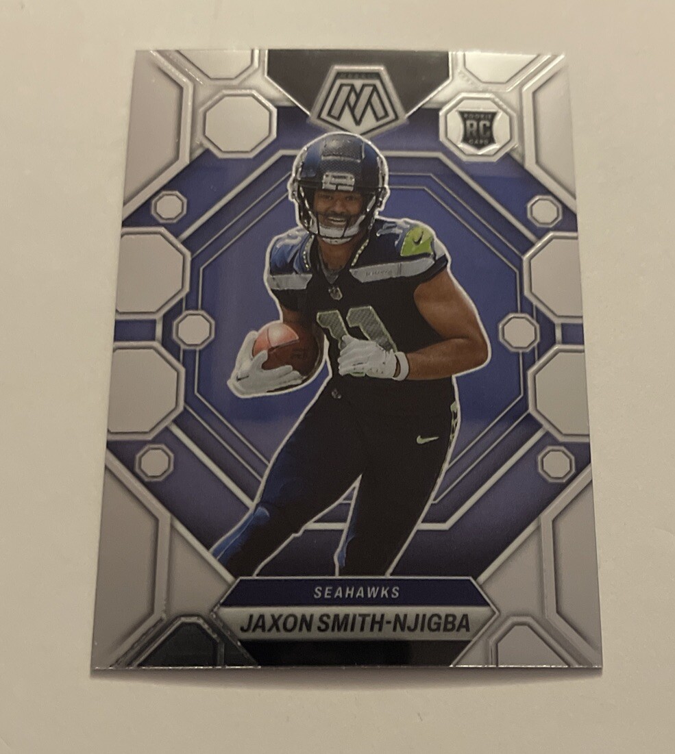 2023 Mosaic Jaxon Smith-Njigba Silver Rookie SP #331 Seattle Seahawks