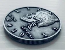 USS John F Kennedy JFK CVN-79 Navy Ship Aircraft Carrier CPO HOBO Challenge Coin