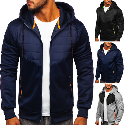 Steppjacke Sweatjacke Übergangsjacke Sportjacke Sport Classic Herren BOLF Kapuze