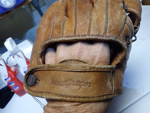 VTG Antique MacGregor G117 Autorgraph Model Gus Bell Baseball Glove RHT Made USA - Picture 3 of 11