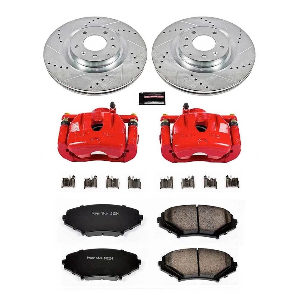 Kit de frenos KC3026 Powerstop con pinzas juego de 2 ruedas delanteras para Mazda RX-8 04-11 Foto 2 de 4