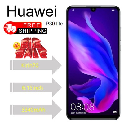 New Global Version Huawei P30 Lite 4/6+128GB Unlocked 6.15-inch New Sealed