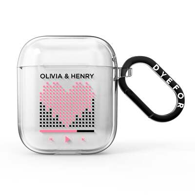 Custom Couples Music AirPods Case For AirPods Pro Gift UK