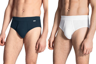 Calida 2er Pack Slip mit Softbund Gr. S - XXL Feinripp Unterhose kaufen 23112
