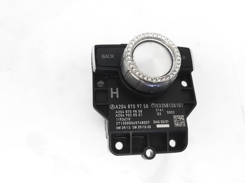 2012-2015 Mercedes-Benz C250 Idrive Multi Info Switch Panel Knob *Broken Tab
