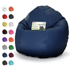 Large Bean Bag Chair - Durable and Water-Resistant Marine Grade Removable Cover