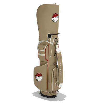 Malbon Golf] Multi Pocket Stand Bag - Beige | eBay