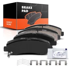 Front L&R Ceramic Brake Pads for Honda Ridgeline 2012-2014 Acura TLX 2015-2020
