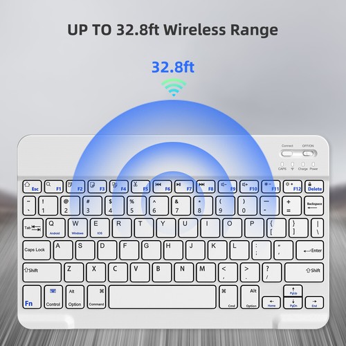 Wireless Bluetooth Keyboard+Mouse Combo Set For iPad iMac Android Phone Tablet - Picture 22 of 49