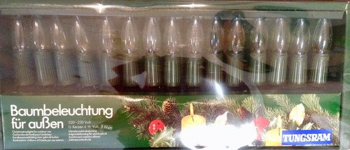 TUNGSRAM/Osram Weihnachtslichter Tannenbaum für außen15 Kerzen 220-230V 45W - Bild 5 von 5