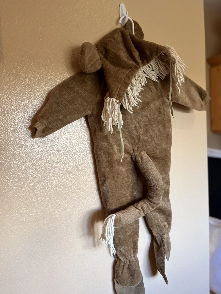 Disfraz de león niño pequeño, 12M-24M, acolchado, fingir, vestir, niño, Halloween, mago oz Foto 4 de 4