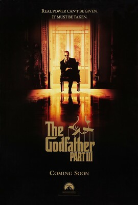 ゴッド・ファーザーPARTⅢ USオリジナル映画ポスター The Godfather Part III movie poster : Al Pacino : 11 x 17 inches