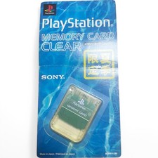 Sony Playstation 1 PS1 Clear Memory Card SCPH-1190 Summer Limited Brand NEW