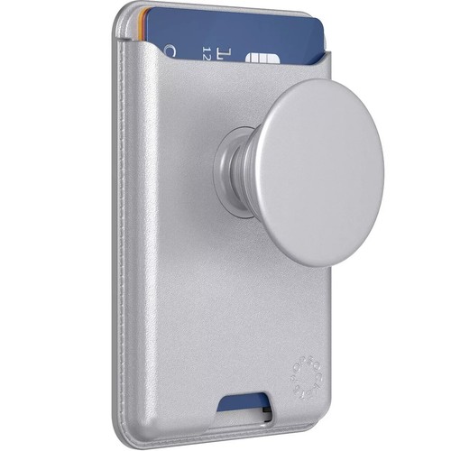 PopSockets Plant Leather PopWallet+ 3 Card PopGrip Cell Phone Grip Stand MagSafe
