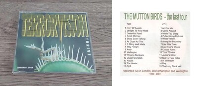 TERRORVISION Thrive CD Single EP + MUTTON BIRDS The Last Tour LIVE 2CD