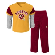 Washington Redskins NFL "Charger" Team Long Sleeve & Pants Set Infant (12M-24M)