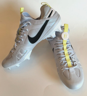 Nike Huarache 9 Varsity LAX SE Gray Black Lacrosse Men's Sz 12.5 FZ3620-001 NEW