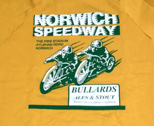 Vintage Norwich Speedway Firs Stadium Sweater Sweatshirt XL Robins Screen Stars