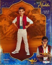 NEW DISNEY ALADDIN COSTUME DRESS UP-BOYS XS 3T-4T;JUMPSUIT W/VEST-SCHOOL PLAY