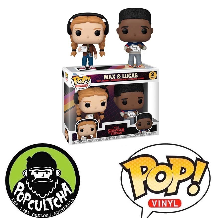 Stranger Things: Season 4 - Max & Lucas Pop! Vinyl 2-Pack