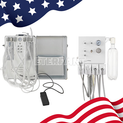 Dental Unit Air Compressor Curing Light Ultrasonic Scales /Turbine Unit 4 Holes