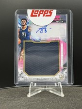 2024-25 Topps Inception Rookie Jumbo Relic Autograph #RJR-YM Yves Missi RC