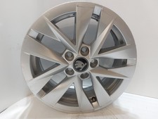 2025 SKODA FABIA 5.5JX15H2-ET40 6VA601025 SCARTCHED ON RIM AND SPOKES  6VA601025