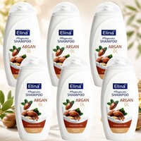 6X300Ml Elina Pflegendes Shampoo ArganöL FüR Trockenes & Strapaziertes Haar
