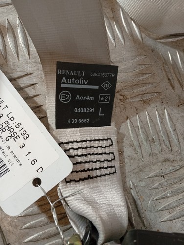 CEINTURE DE SECURITE ARRIERE GAUCHE Renault Scénic III (JZ) 888415677R - Photo 4/4