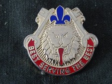 Original US Crest: 561st Support Battalion Unit Crest (Best Serving the Best)