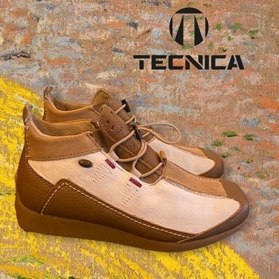 Tecnica Goat Hair Suede Leather Booties Boots Sneakers Women's Size 6