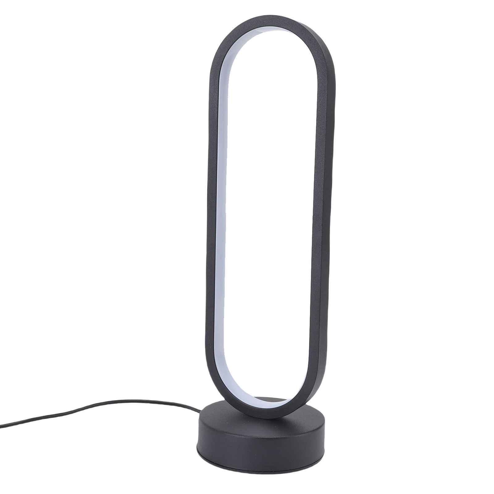 LED Oval Table Lamp Aluminum 3 Colors Dimmable Decorative Modern Bedside Light