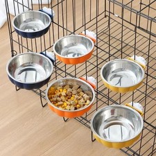 Small Pet Hanging Food Bowl  for Rabbit Hamster Bird Cat Pet Feeding Supplies