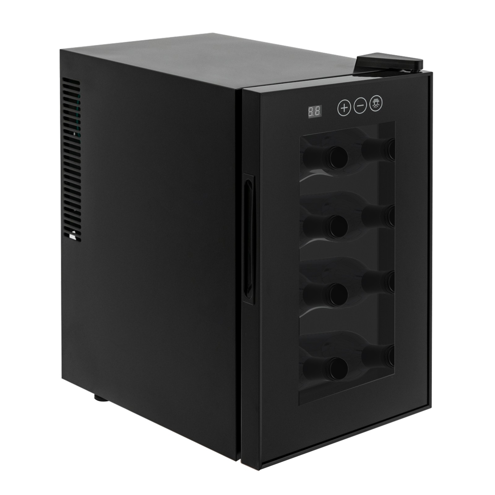 8 Bottle Wine Cellar, Wine Cooler, Beverage Wine Chiller 25.8*50.2*46.5cm