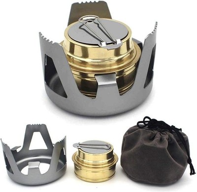 Ultralight Mini Alcohol Stove Portable Outdoor Camping Cooking Burner