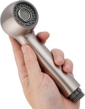Brushed Nickel 2-Function Pull Out Sink Sprayer Head Replacement for Kitchens