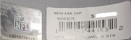 Jacksonville Jaguars New Era NFL 2024 Salute To Service 39Thirty Camo Hat Sz M-L - Picture 6 of 7