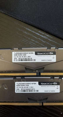 TEAMGROUP T-Force Vulcan Z 16GB (2x8GB) DDR4-3200 DIMM RAM 288-Pin