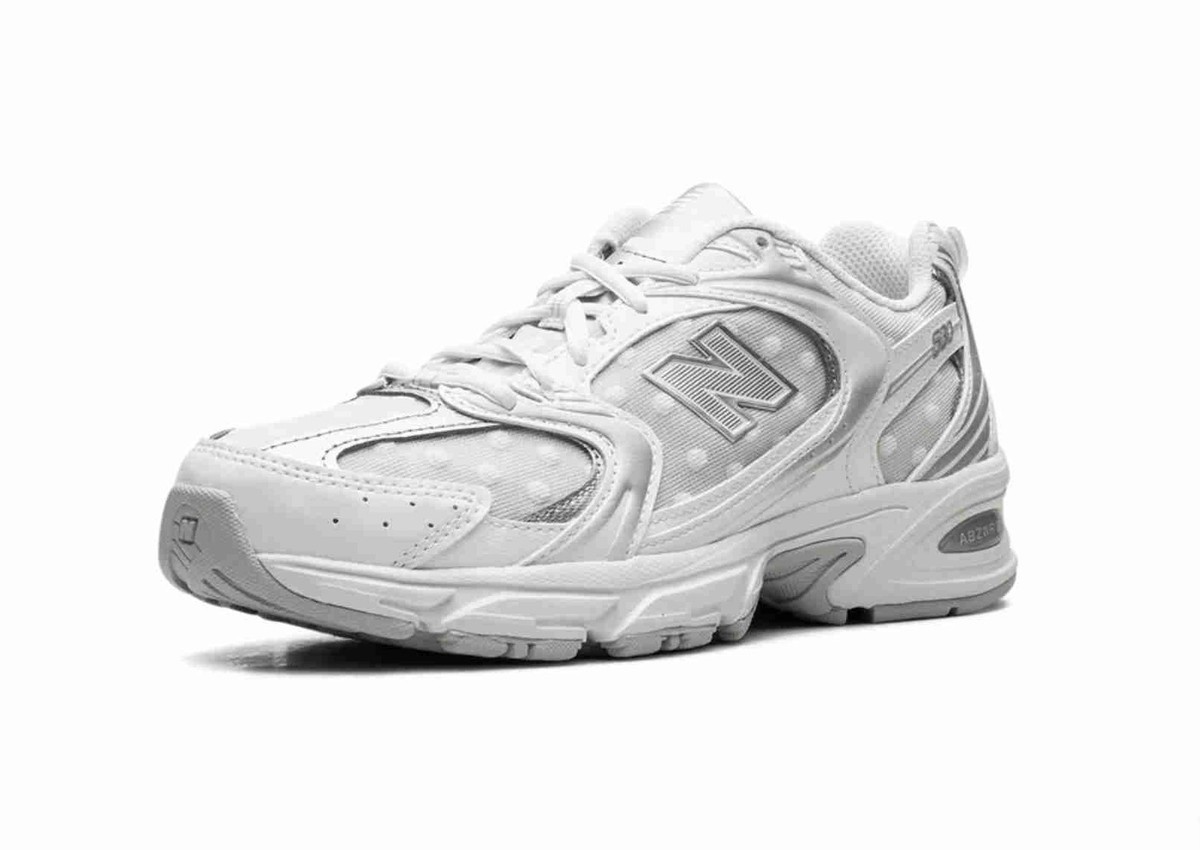 New Balance ニューバランス 530 ドット New Balance 530 White Silver Metallic Polka Dots U530HFW Men Size