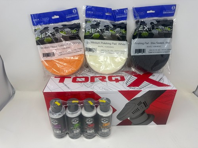 #ad #ad Chemical Guys BUF503X TORQX Random Orbital Polisher Kit 9 Items $189.00